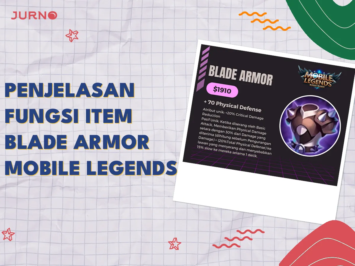 Fungsi Item Blade Armor di Mobile Legends, Item Wajib Melawan Marksman!