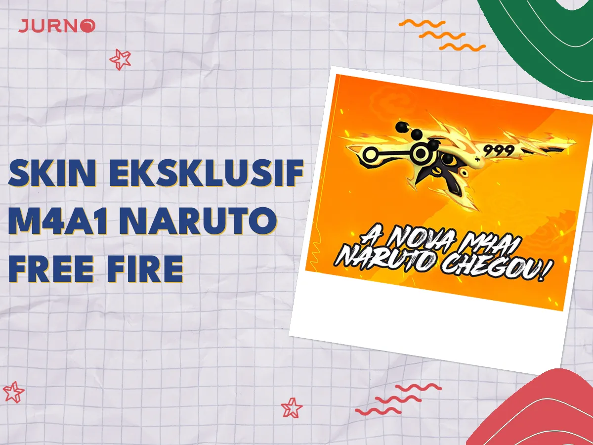 Skin M4A1 Naruto Free Fire Eksklusif, Gila Sih Efeknya!